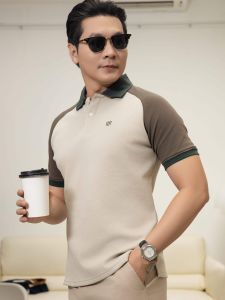 Áo Polo Nam tay ngắn HCM M-601 vải cá sấu cotton interlock xuất xịn chuẩn form nam tính thanh lịch cao cấp - Mixmen