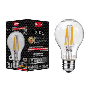 HI-TEK หลอด LED Retro Series A60 4 วัตต์ กระจกใส