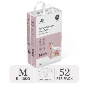 Bỉm tã quần/ tã dán ĐÊM Applecrumby Airplus Overnight tã ngựa siêu thấm hút và khô thoáng cho bé babyUS