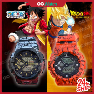 One Piece Dragon Ball Digital LED Sports Men Women Kid Boy Watch Jam Tangan Budak Lelaki Perempuan Kanak Budak
