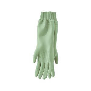 NEXTGENYUN Waterproof Dishwashing Gloves Tear-resistant Warm Fleece Cleaning Gloves Reusable Threaded Sleeve Cuff Laundry Gloves Kitchen Use