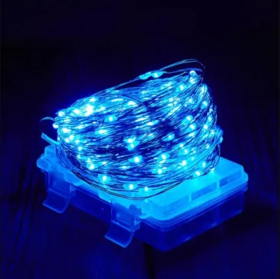 5M 50 LED Light Christmas Lights Strip Fairy Lights Battery Operated Light Room Curtain Party Festive Wedding Decoration Christmas Decoration