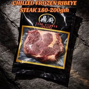 TEAM KITCHEN / MARINADE / CHILLED FROZEN KEITH’S BLEND SEASONED RIBEYE STEAK 180G-200G/PKT