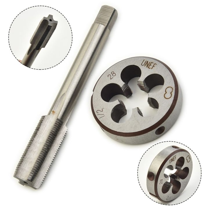 【LALA】 Versatile Gunsmithing Tap + Die Set 12 x 28 Size Perfect for 9mm