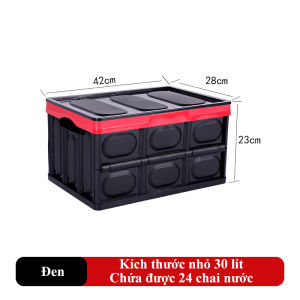 Hộp đựng đồ cốp xe ô tô Hộp đựng cốp xe gấp gọn Hộp nhựa có nắp cốp xe Thùng nhựa cốp xe Hộp nhựa gấp gọn đa năng