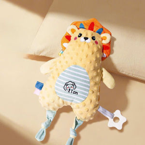 Gối ôm cho bé sơ sinh - 2 tuổi kèm gặm nướu gấu bông cho trẻ ôm ngủ thú bông đồ chơi cho bé