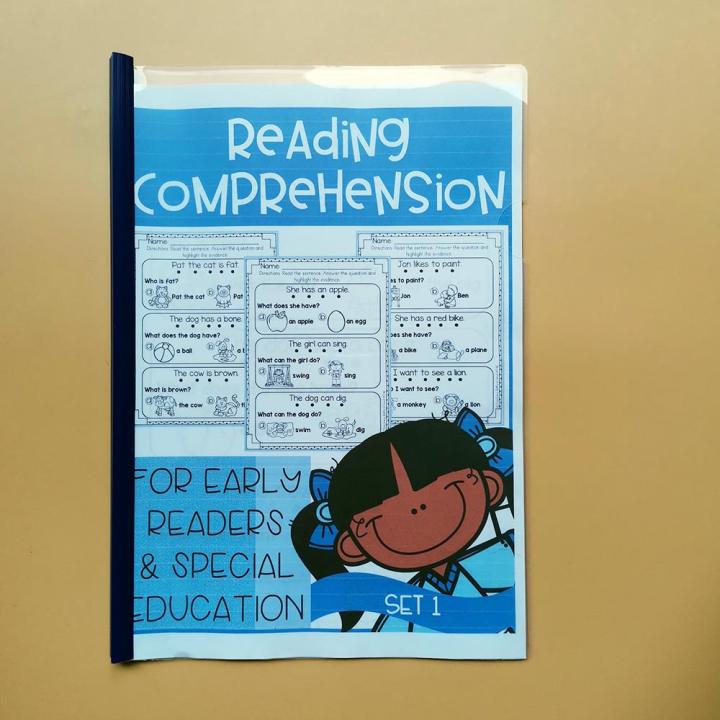 PreK Kindergarten 1st Reading Comprehension for Early Reader Worksheets ...