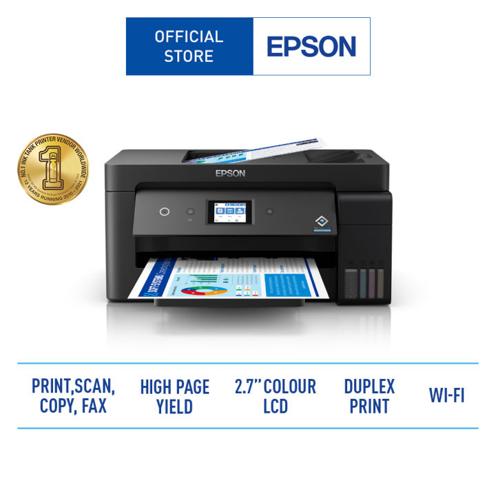 Epson L14150 A3+ Wi-Fi Duplex Wide-Format All-in-One Ink Tank Printer ...