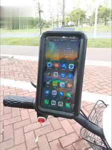 กันน้ำรถจักรยานยนต์ที่วางศัพท์ Moto จักรยานมือจับกระจกภูเขาสำหรับ4.7-6.8นิ้วศัพท์มือถือขี่จักรยานยืนด้วยหน้าจอสัมผัส