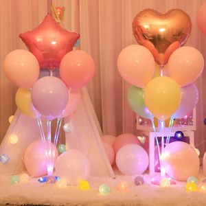 LED Balloons Stand Balloon Holder Column Confetti Balloon Baby Shower Kids Birthday Party Wedding Decoration Supplies