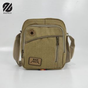 Tas Selempang Cowok Dengan Lubang Headset Brandon  Baepack / Tas Bahu Pria wanita  Bandung  COD / Grosir / Tas premium