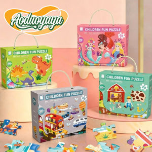 Aoduoyaya Kids 3D Jigsaw Puzzle Toys Stage Up Advance Big Puzzle Montessori Learning Educational Toys Kids Gifts