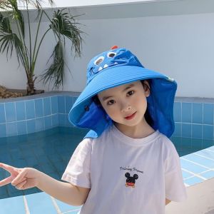 AODUOYAYA Children Sun Hat Boys Girls Fisherman Design Wide-Brimmed UV Protection Sun Hat Breathable Sun Hat