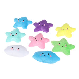 [Childhood MS] 1PC Mini Sao Đám Mây Mềm Sang Trọng Âm Đồ Chơi Đầy Màu Sắc Sang Trọng Thú Nhồi Bông Búp Bê Quà Tặng Pet Dog Đồ Chơi Cho Trẻ Em Trẻ Em Cô Gái
