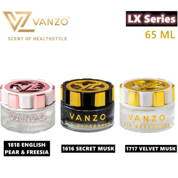 Vanzo Car Perfume 1717 Velvet Musk 1818 English Pear and Freesia