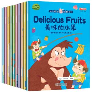 10 Books Set Children English Story Books Kids Early Learning Enlightenment Books Bedtime Story Book Pre School Learning (Scan QR to PLAY AUDIO WATCH VIDEO)