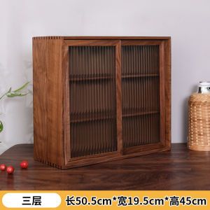 Kitchen Island Counter Kitchen Storage Rack Kithchen Sideboards Cabinet For Kitchen Sideboards & Buffets Sideboards Cabinet Black Walnut Wooden Table Storage 客厅厨柜