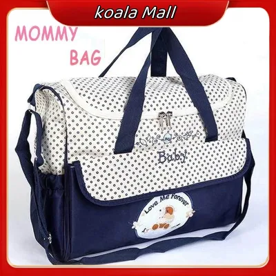 5 in1 Multi-functional Baby Diaper Mommy Bag Baby Care Diaper Nappy Bag Large Capacity Baby Bag