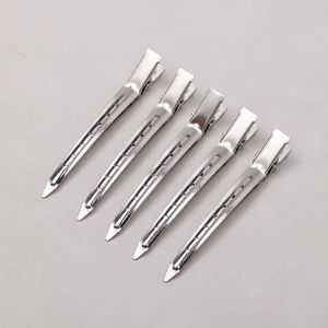 10Pcs Metal Duckbill Clip Crocodile Curly Hairpin Hairdressing Salon Hair Grip Holder Fluffy Hair Root DIY Hair Clips Salon Haircut Headwear Bobby Pin