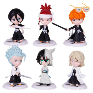 Bleach Figures (6pcs) Ichigo Kurosaki Ulquiorra Cifer Japanese Anime Manga Action Figure - Ready Stock In Malaysia