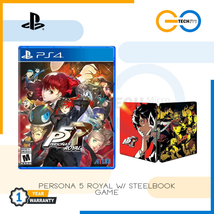 PlayStation 4 PS4 Persona 5 Royal w Steelbook Game R3 Brand New Ps4 Gaming Console Lazada Lazada PH