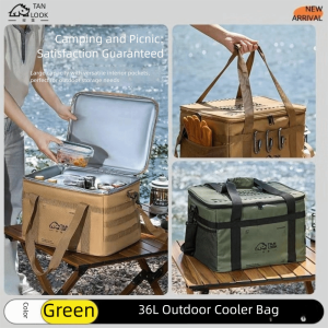 WAYCAI Foldable Camping Heat Storage Bags 36L Waterproof Inner Storage Boxes  Large Capacity Insulation Bag Outdoor