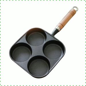 กระทะ สี่หลุม ทำความสะอาดง่าย ทนทานต่อการสึกหรอ ดีต่อสุขภาพและเป็นมิตรกับสิ่งแวดล้อม ไม่มีหม้อเหนียว