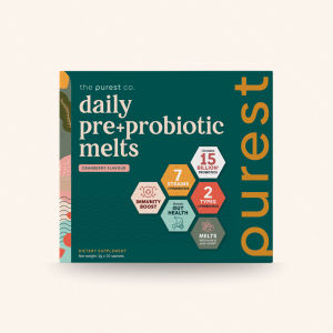 Purest Co Daily Pre+Probiotic Melts - Detoxifying Gut Health & Digestion