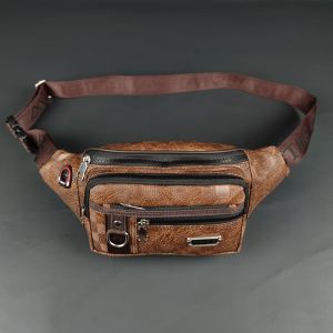 Tas Selempang Bahu Polo Amstar Kulit PU Waistbag Tas Pinggang Pria Wanita Waterproof
