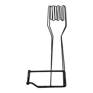 Sturdy Metal Dish Towel Dryer Foldable Storage Rack Sink Hanger For Kitchen Gloves Mittens Utensils Space Efficient