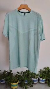 Lulu Short Sleeve Sports T Mens T-shirt Quick-Drying Running Suit Training Top