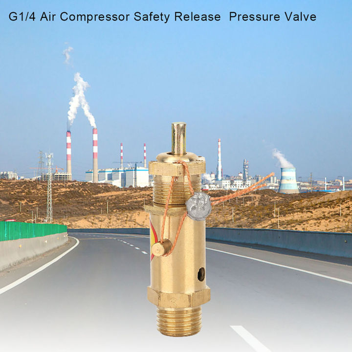 Safety Release Valve G1/4 Air Compressor Releasing Pressure Valves for