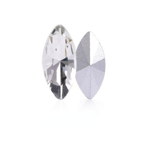 Fashion 50pcs 5x10mm 6x12mm Navette Fancy Pointback Crystal DIY Jewelry Glass Rhinestone
