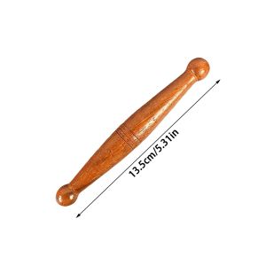 OKKFINE Wooden Acupoint Massage Stick Mini Round Head Beauty Auxiliary Tool Massager Body Massage Stick for Relieve Physical Fatigue