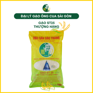 GẠO ÔNG CUA ST25 THƯỢNG HẠNG_Túi 5kg