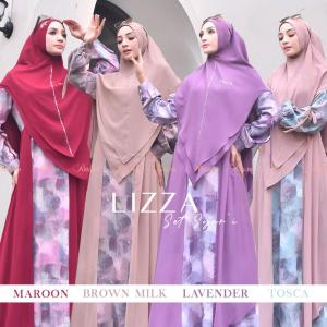 ORIGINAL Gamis Syari LIZZA Set by Rayna - Ray.Na Syari Realpic ORI
