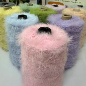 500g Imitation Mink Woolen Yarn Baby Thread Double-sided Woolen Thread DIY Hand-knitted Scarf Shawl Sweater Crochet Thread2026