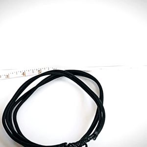 เชือกพระ 2 เส้น 3-4มิล รูดและปรับได้ 14-30นิ้ว มีสร้อยพระ สร้อยห้อยคอ ผ้าร่มถักเทียน เชือกผ้า รูปแบบสีเขียว