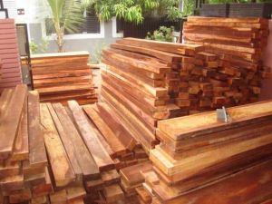 Balok Papan Kayu Lembaran 2 Meter Jati Belanda Mahoni 6 x 12 x 200 cm