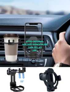 G790 ORIGINAL HOLDER MOBIL CUP BOTOL GELAS PEGANGAN GPS GANTUNGAN BREKET MINUMAN HP HANDPHONE LUBANG