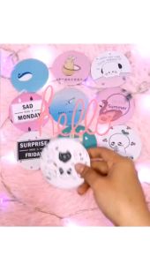 Cermin Bulat Motif Cartoon Lucu: Dekorasi Unik untuk Rumah