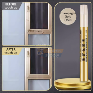 (SG Seller) ★ Colour Touch Up Marker Pen (Waterproof) ★ Paint Color Restore Repair Metal Aluminium Alloy Stainless Plastic Steel Car Furniture Window Door Appliance Glasses Frame Matte Black White Brown Silver Grey Gold