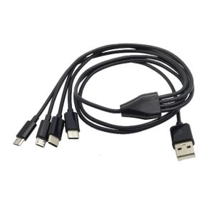 4in1 Multi Charging Cable Type-C/MICRO USB Charge Cord USB to Type-C/Micro USB Chager Cord Power Cable 100cm/39.37in