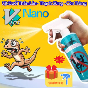 Chai Xịt Thằn Lằn Thạch Sùng Vim Nano 500ml Hương Bạc Hà Xuất Xứ Thảo Mộc - Xua Đuổi Muỗi Gián Thạch Sùng