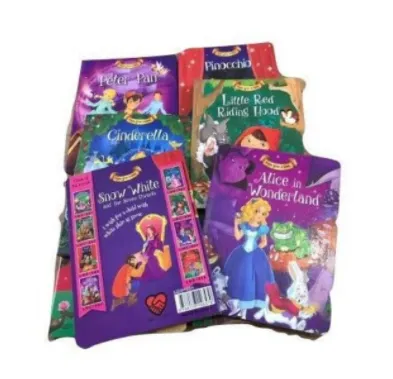8 in 1 Children Bedtime Story Notebook Set Bedtime Story Board Book Hardbound Once Upon A Time Story book For Kids Random Only Super Sale