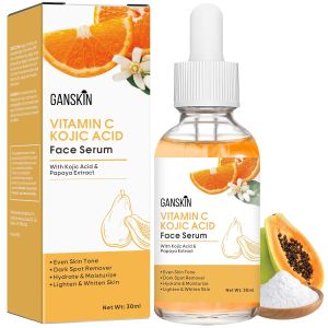 Serum Axit Kojic – Serum trị thâm nám cho mặt và cơ thể – Công thức làm sáng da cho làn da không đều màu và các vùng da bị đổi màu – Serum làm sáng da trị vết thâm và tăng cường vẻ rạng rỡ – Được làm từ thành phần tự nhiên