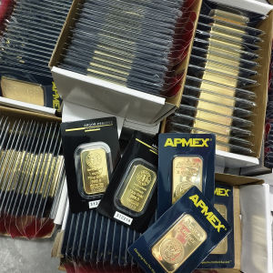 【discount store】5g 20g 1oz High Quality Valcambi Gold Plated Bar Non-Magnetic Gold Plated Bullion Sealed Packaging Collectibles Business Gift