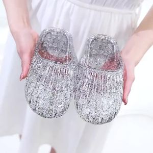 [Free Shipping] Little Red Book crystal shoe decoration flower accessories crystal sandals shoe flowers slippers Korean jelly shoes clogs
