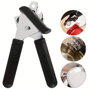 3-in-1 Stainless Steel Tin Opener Manual Multifunctional Canning and Easy To Pull Can Small Tool Can Opener