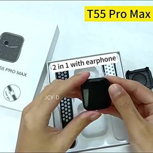 T55Promax Smart Watch TWS Bluetooth Headset T55PROMAX 2-in-1 Watch